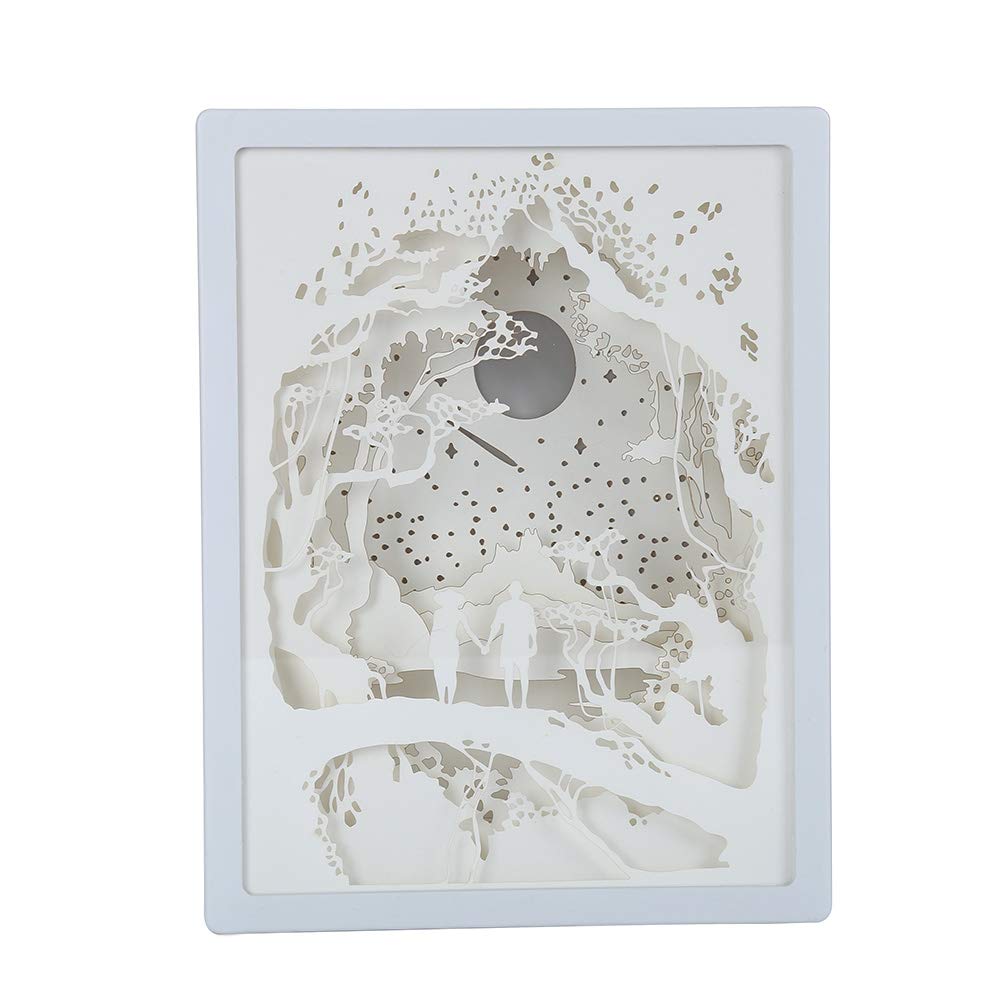 Syfinee Papercut Light Boxes 3d Shadow Box Led Light Night Lamp Art Decoration 3d Paper Carving