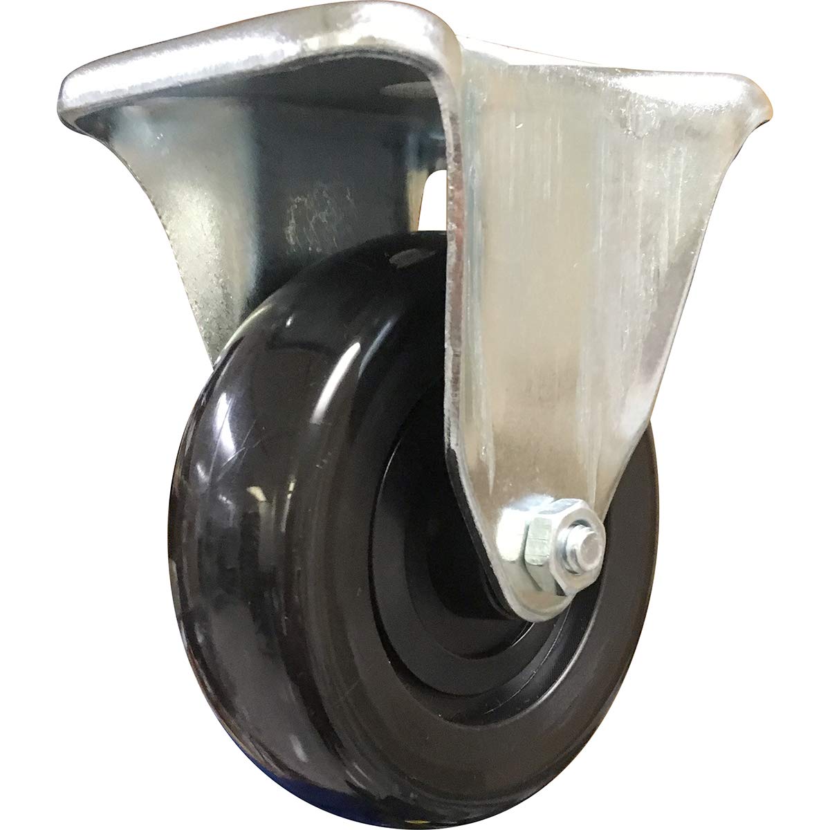Shepherd Hardware 9786 400 Series 4-Inch Polypropylene Wheel Rigid Plate Caster, 275-lb Load Capacity: Home Improvement