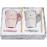 YHRJWN - Godparents Proposal Gift, Godmother Godfather Coffee Mug, God Parents Presents Gifts from Godchild, Godparents Gifts for Birthday Christmas Anniversary Pregnancy Baptism14 Oz with Gift Box