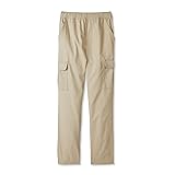 French Toast Boys' Pull-On Straight Fit Twill Cargo