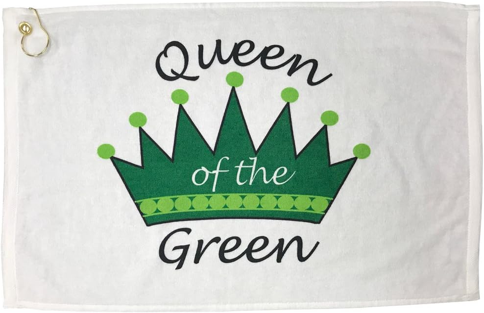 Giggle Golf Queen of The Green Golf Towel