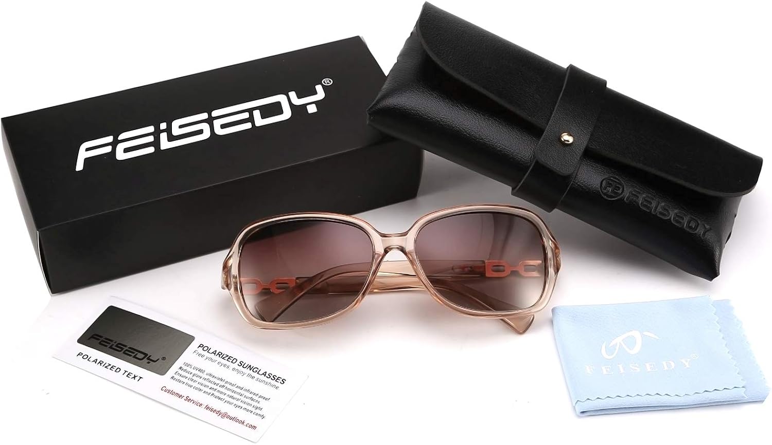 FEISEDY Vintage Womens Polarized Sunglasses 100/% UV400 Outdoor Street Fashion Sunglasses B2526