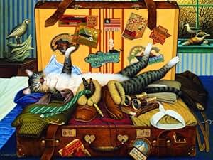 Amazon.com: Buffalo Games Charles Wysocki Cats, Mabel The ...