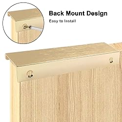 Cionyce 6 Pack Hidden Cabinet Pulls 4.72"/120mm