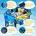 Car Seat Tray with Coloring Activity Set by BO Innovation | Car Seat Tray for Car, Stroller, Plane | Toddler, Baby, Kids Play Tray | Exclusive Coloring Book + Pencils + Stickers Set