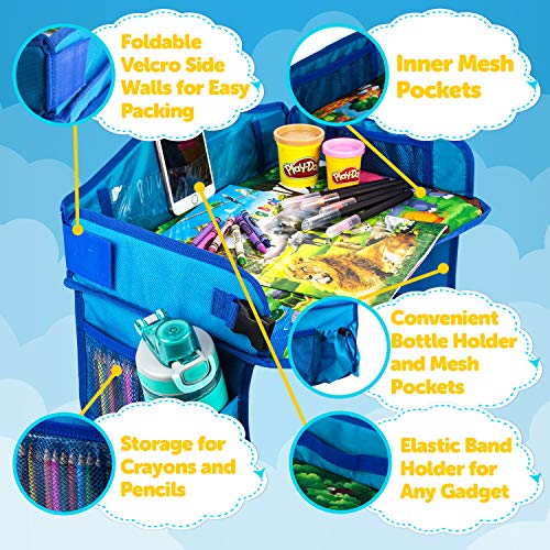 Car Seat Tray with Coloring Activity Set by BO Innovation | Car Seat ...