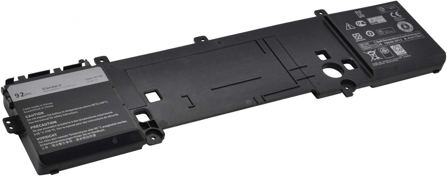 191YN P42F 410GJ 2F3W1 02F3W1 8NH55 08NH55 Laptop Battery Replacement for Dell Alienware 15 R1 R2 Series ALW15ED-1718 1728 1828 1828T 2718 2728 Series Notebook (14.8V 92Wh) - Image 4