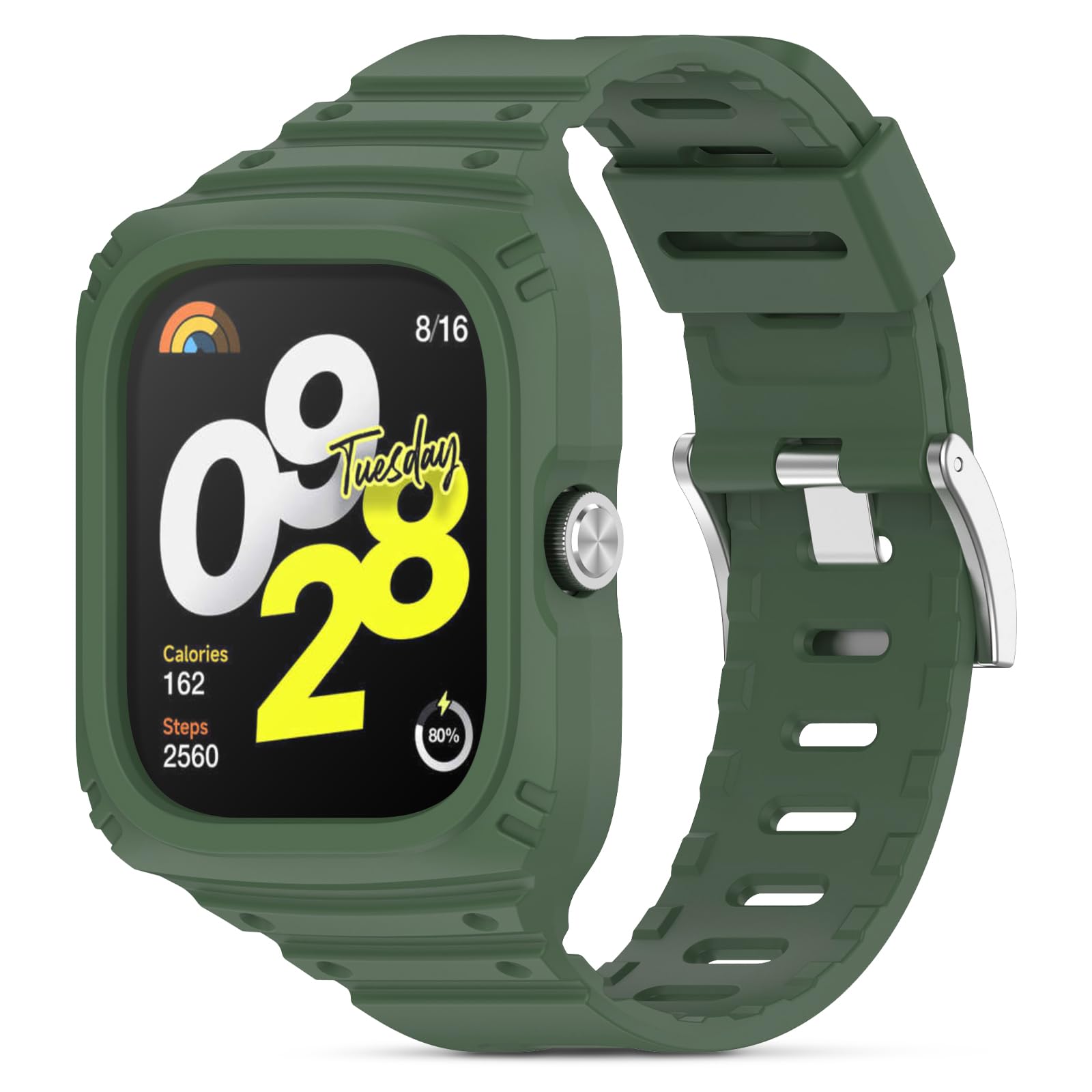 BDIG Bands for Redmi Watch 4, Colorful Silicone Replacement Anti-Lost Bracelets, Tracker Accessories