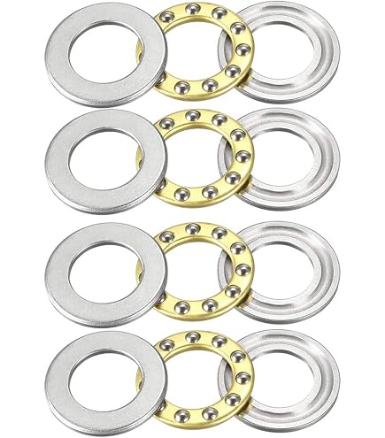 4 Roulements à Aiguilles Butées 12x26x2mm Avec Rondelles AS1226 - Zaplyte - Neufs En Emballage