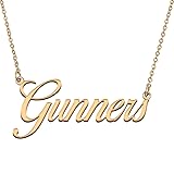 HUAN XUN Customized Custom Simple Any Name Necklace
