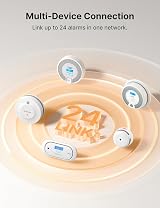 X-Sense SC07-W 3-Pack Wireless Interlinked Smoke CO Alarm with LCD Display view 5