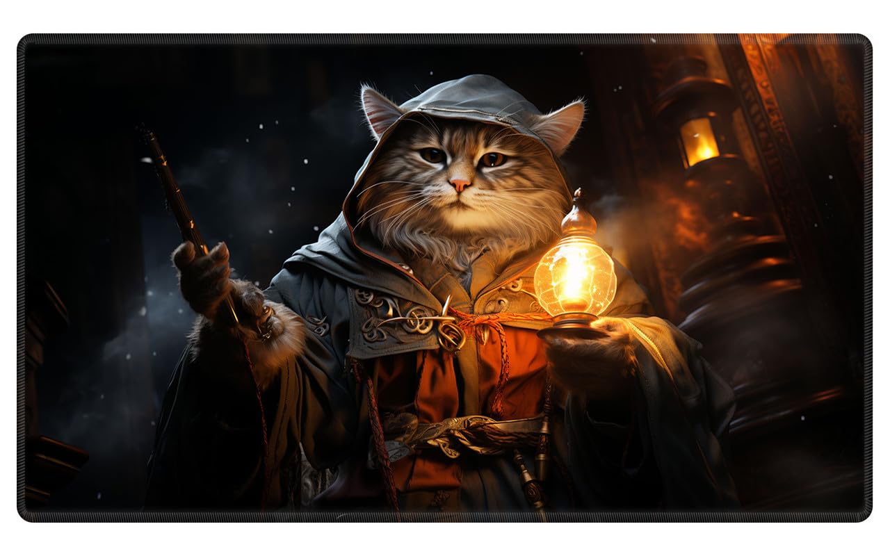 EDGFRTOIO Playmat with Zones for MTG Card Game