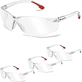 ProtectX Safety Glasses for Men & Women, Safety Sunglasses with Anti-Fog Scratch Resistant Lenses, Non-Slip Grips, ANSI Z87.1