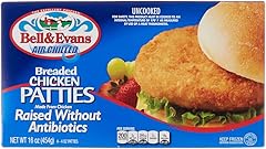 Bell & Evans Frozen Breaded Chicken Patties, 16 oz