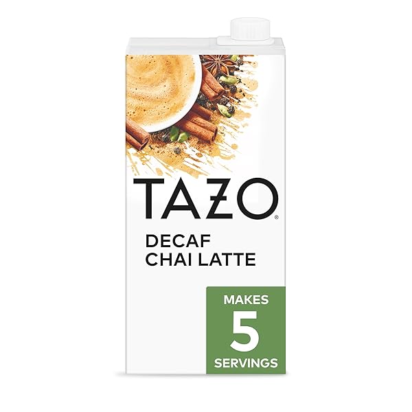 TAZO DECAF CHAI LATTE, BLACK TEA CONCENTRATE, EASY-TO-SERVE...