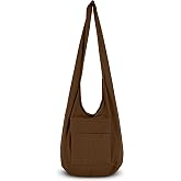 Your Cozy Boho Crossbody Bag for Women – Handmade Cotton Sling Bag Lightweight Unisex Travel Purse with Zipper
