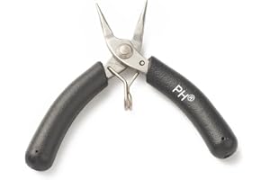 1Pc Iron Jewelry Pliers, Black Round Nose Pliers, Polishing Wire Cutter, Craft Small Jewelry Making Tools for Crafters Mechan