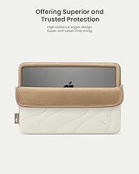 tomtoc 360 Protective Puffy Laptop Sleeve for