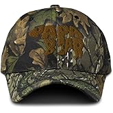 Custom Camo Baseball Cap Papa Bear Embroidery Hunting Dad Hats for Men & Women