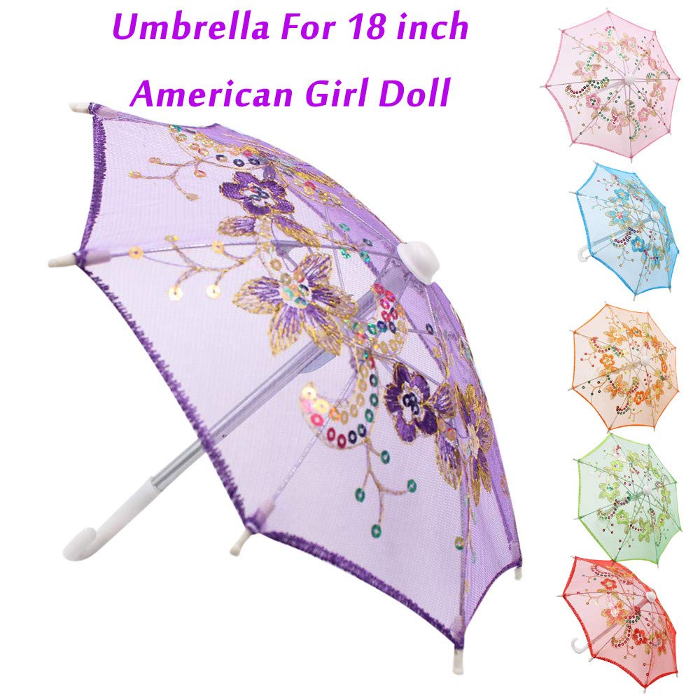 楽天 Callm 18インチ 人形 フラワー 傘 アクセサリー 18インチ アメリカンガールドール ハンドメイド ギフト B07jjbt6mg ブルー 超特価激安 Www Ichillmusic Com