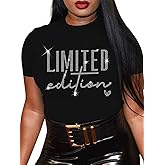 Hilinker Women's Cap Sleeve Top Mock Neck T Shirts Casual Loose Fit Summer Tee