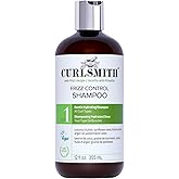 CURLSMITH Frizz Control Shampoo - Frizz-Fighting Shampoo for Curls, Removes Build-Up, For All Curl Types, Vegan & Cruelty Free (12 oz)