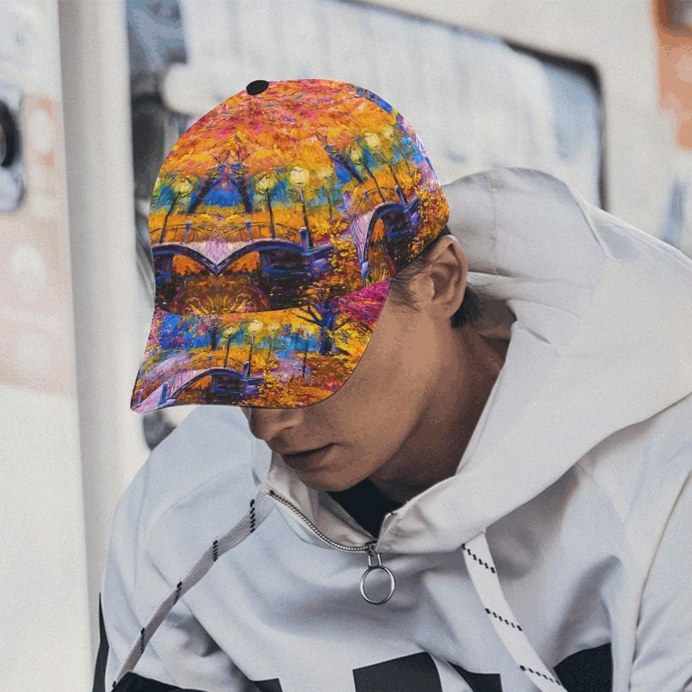 Perfect Artwork Oil Painting Adjustable Baseball Cap Print