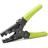 TRUE CABLE External Ground Crimping Tool for Shielded RJ45 Connectors | PM alloy steel, spring-loaded latch-lock handle, compatible with all shielded external ground RJ45 connectors.