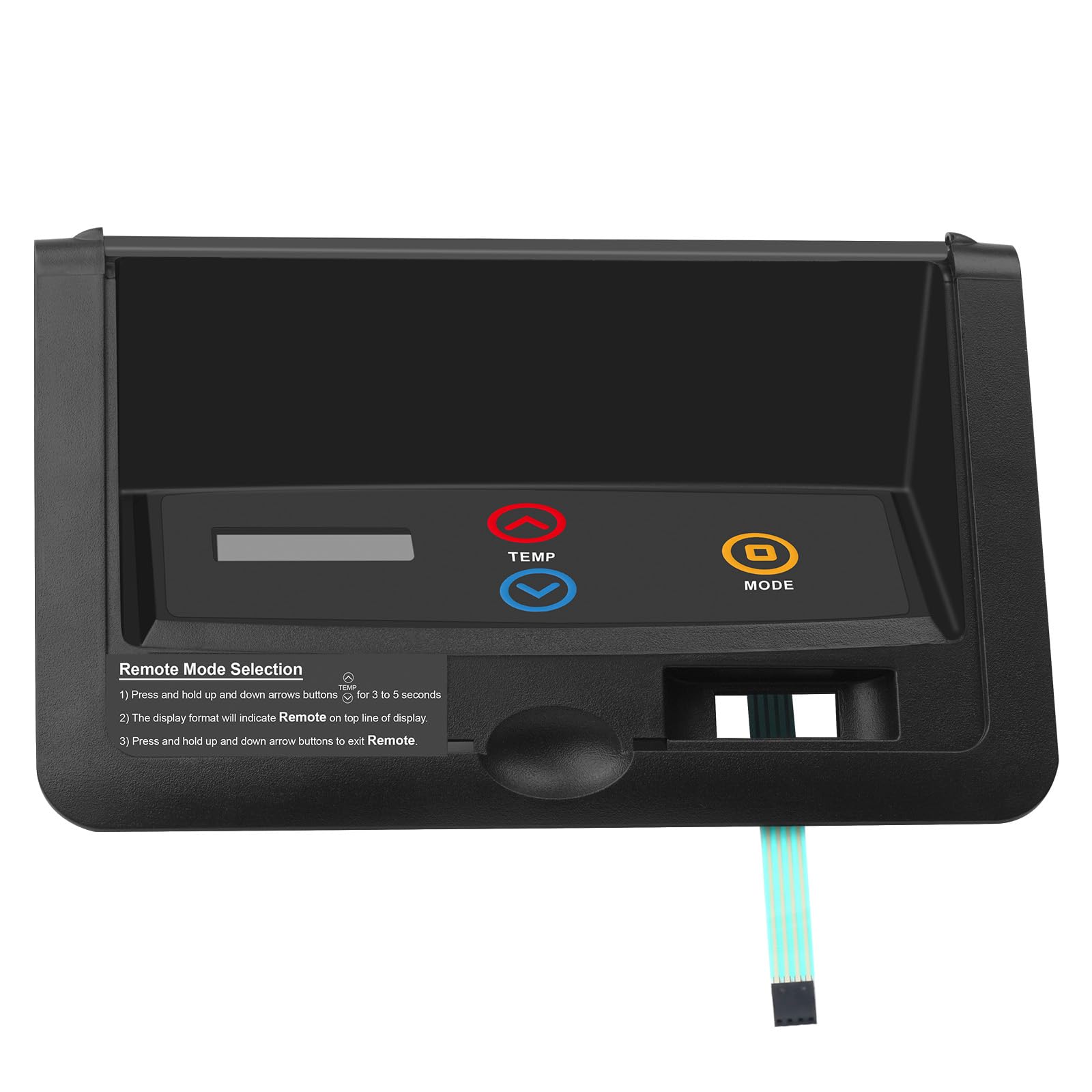 Photo 1 of 009491F Control Bezel with Switch Decal-Membrane for Raypak 206A 266A 207A 267A 336A 337A 406A 407A Pool Heater Parts for R185B, R265B, R335B, R405B IID Digital Pool Heaters before 5/2011 Model