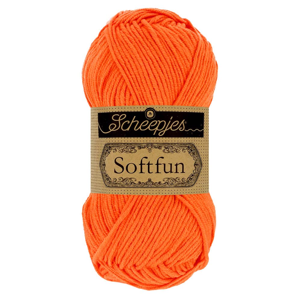 Scheepjes - Scheepjes Softfun 2651 Pumpkin Yarn - 1x50g — image 1