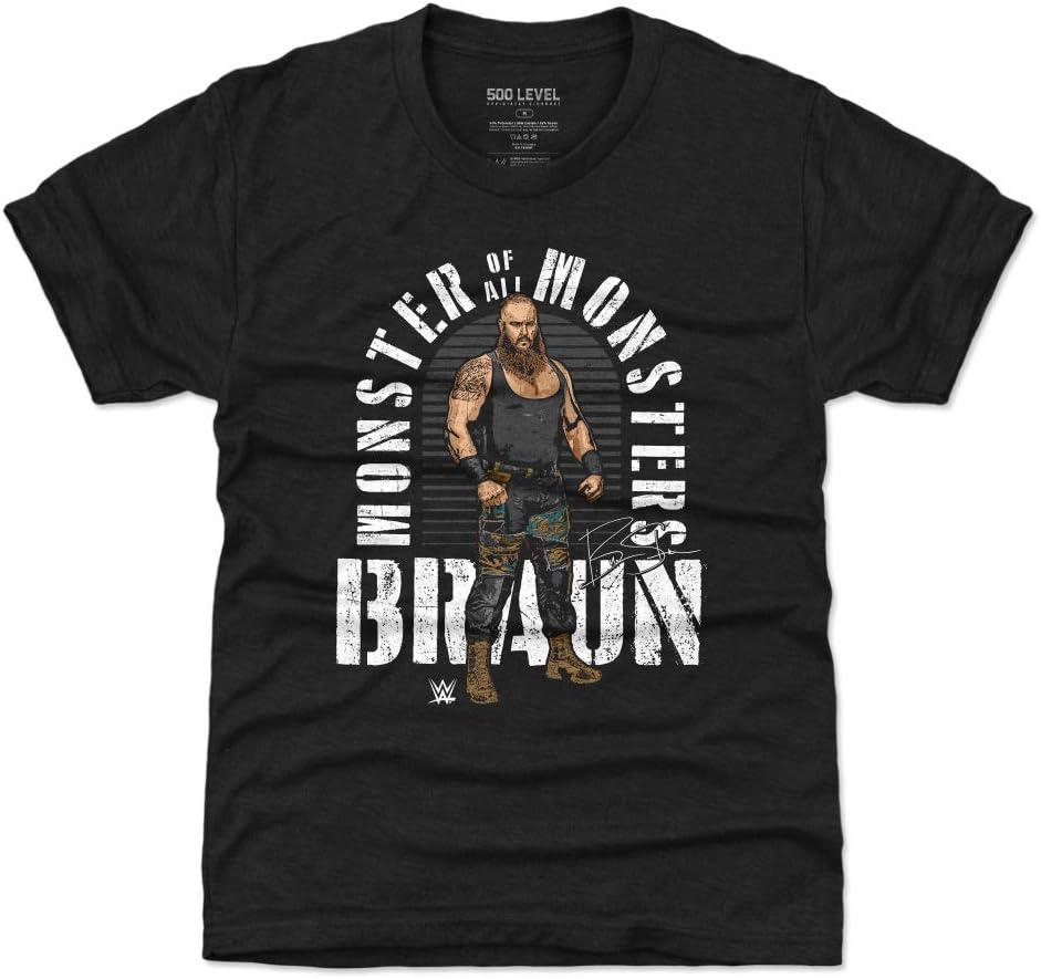 Braun Strowman WWE Kids Shirt - Braun Strowman Monster of All Monsters