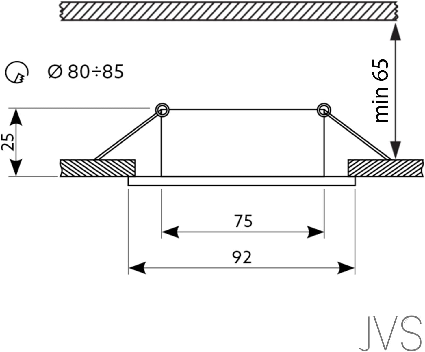 LED Einbaustrahler Schwenkbar STAR Quadratisch Schwarz-gebürstet Inkl