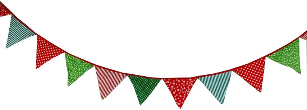 Amazon Com Tinksky Pennant Banner Multicolor Triangle Flags Party