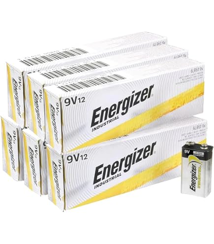 Amazon.com: Energizer Industrial 9V Size - 72 Pack : Health