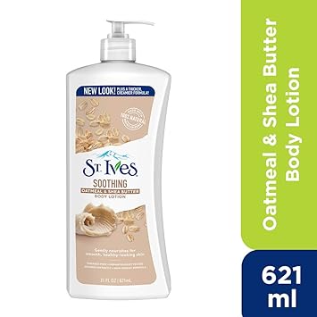 St. Ives Soothing Oatmeal & Shea Butter Body Lotion, 621 ml