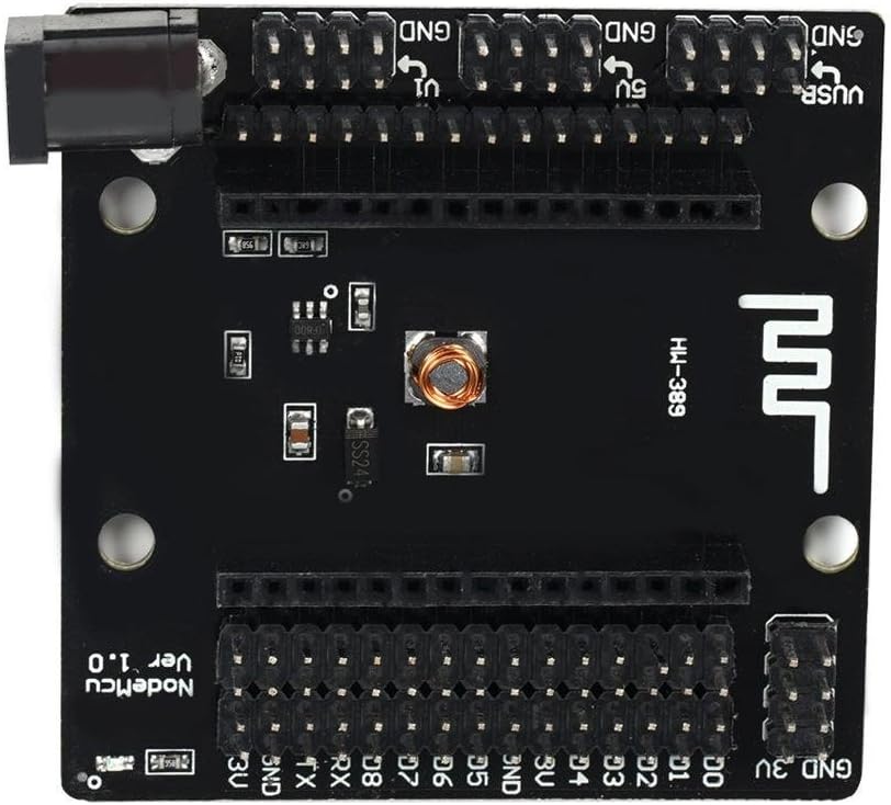 NodeMCU LUA Shield ESP8266 ESP-12E USB DC Powered WIFI Expansion Board by Juily