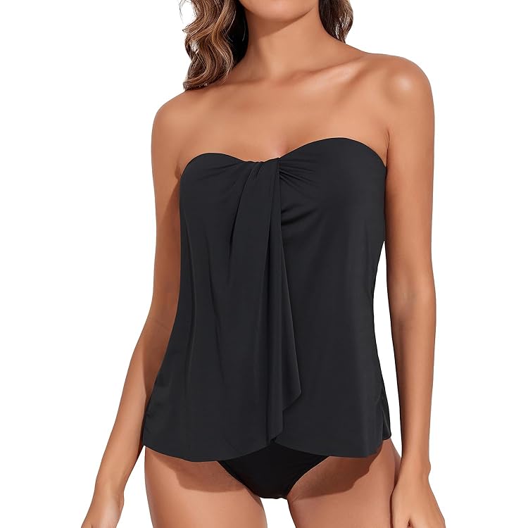 Zando 2024 Tankini Bathing Suits For Women Tummy Control Plus Size