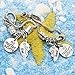 lauhonmin 2pcs BBF Best Friends No Matter Where Compass Split Broken Heart Double Bracelets Set Friendship Gift (Charm Bracelet)