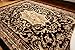 Generations Traditional Opera Persian Area Rugs Black 5'2 x 7'3