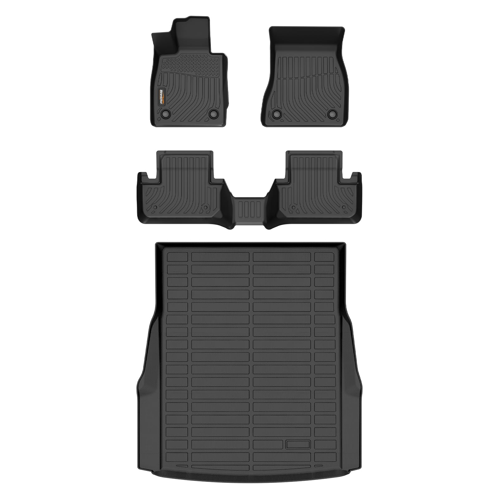 Binmotor-Floor Mats & Cargo Liner Set for BMW i5 2024 2025 2026, All Weather Car Floor Mat for BMW i5 Accessories TPE Car Floor Liners Trunk Mat Image
