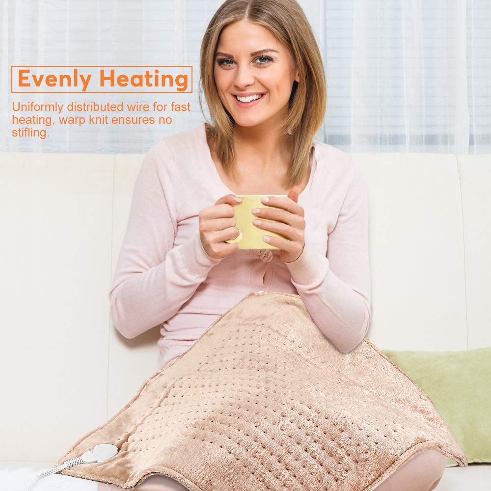 XXXL King Size Heating Pad With Moist/Dry Option 24" X Extra Large