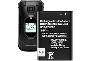 RRUHHK Battery for SCP-73LBPS, 4000mAh New Upgrade High Capacity Battery Replacement for Kyocera DuraXV Extreme E4810 Verizon Flip Phone - 1 Pack