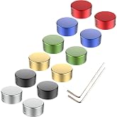 SOLUTEK Footswitch Topper Guitar Pedal Button Caps with 3 Set Screws and Protective Fitting Increasing Accuracy,Comfort for Common Switches diameter of 3/8"| SOLUTEK BUTTONS V1 12Pcs Multi-colors