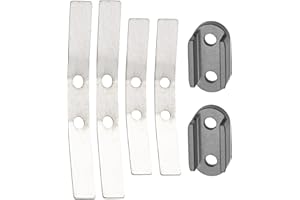 ShareGoo Steel Rear Axle Leaf Spring & Fixed Seat Mount Compatible with WPL D12 1/10 RC Car Upgrade Parts