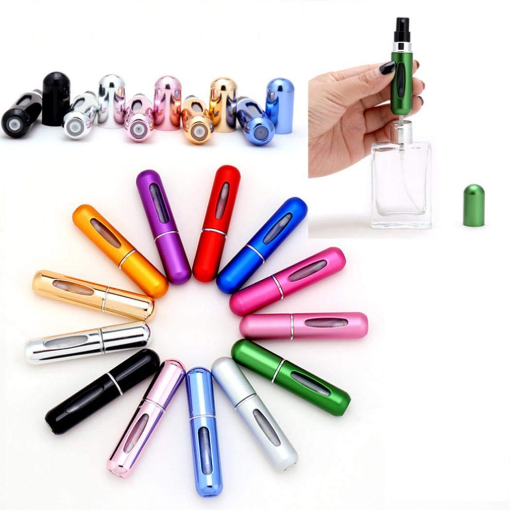 melysUS Travel Portable Mini Refillable Perfume Atomizer Bottle Scent Pump Spray Case Refillable Containers