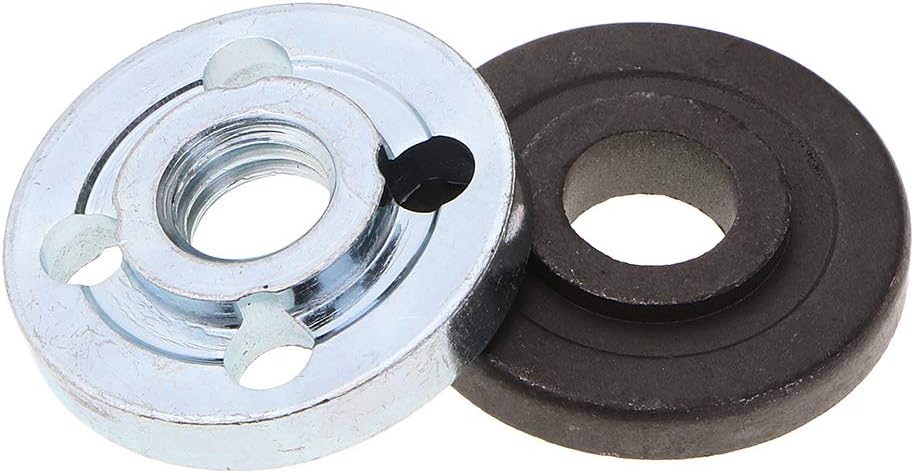 Bonarty Pack of 2 Angle Grinder Hex Hole Flange Nuts - Power Tool Replacement Parts