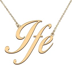 HUAN XUN Customized Custom Simple Any Name Necklace