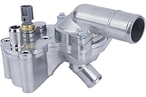 YOUYIEN Upgrade Aluminum Thermostat Housing Assembly.(1PCS) Replaces Part # 5R3Z-8592-BA 5R3Z8592BA. Fit For 2005-2010 Ford Mustang 4.0L V6.