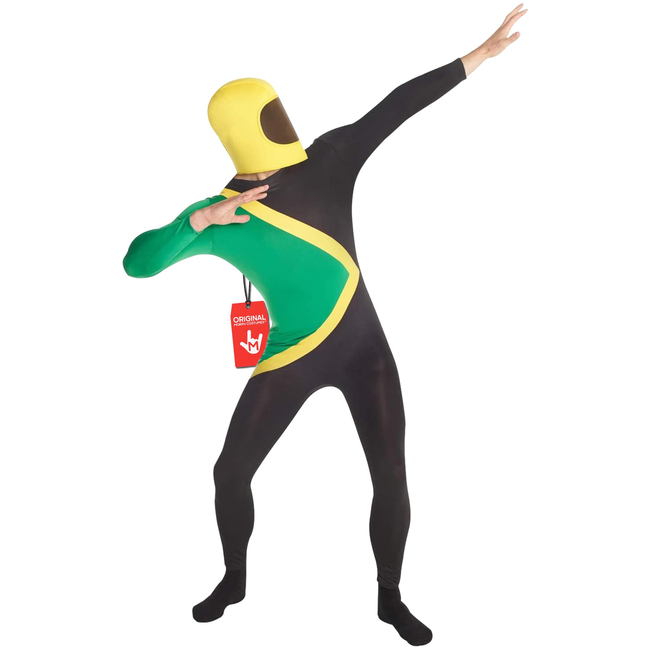 Morphsuits Jamaican Bobsleigh Fancy Dress, Jamaican Bobsled Costume, Jamaican Cool Costumes, Bobsled Cool Runnings Costume XL