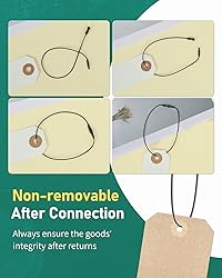 Uniclife 1000 Pcs Hang Tag Strings 6.5 Inch Price